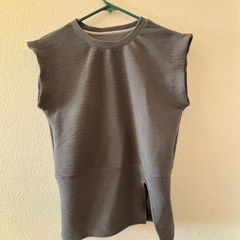 Gray Sleeveless Women's Top
